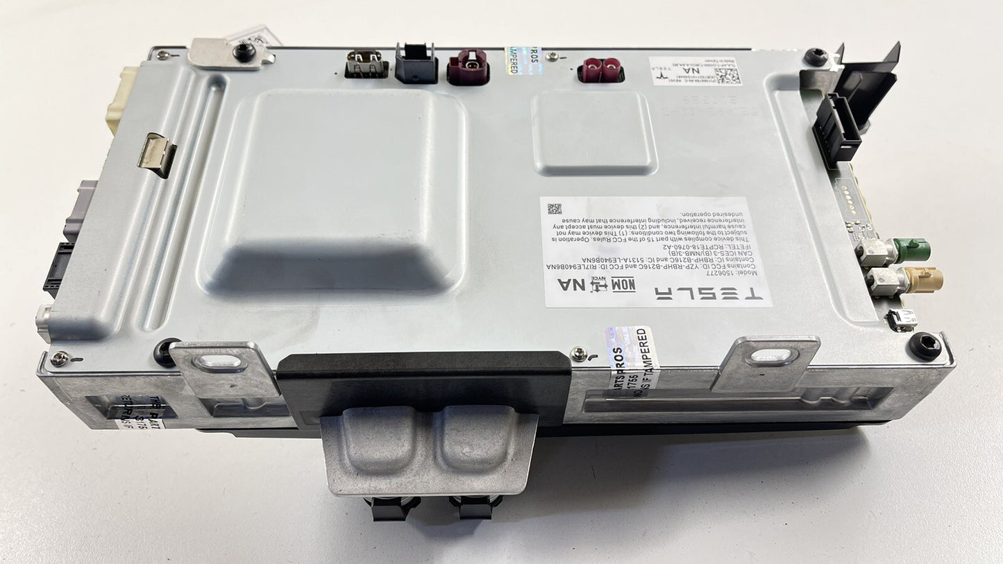 21-23 TESLA MODEL 3 ENTERTAINMENT MEDIA CONTROL MODULE 1566786-80-C OEM