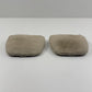 2014-2020 Mercedes-Benz S550 W222 Rear Seat Headrest Pillow Pair Beige OEM