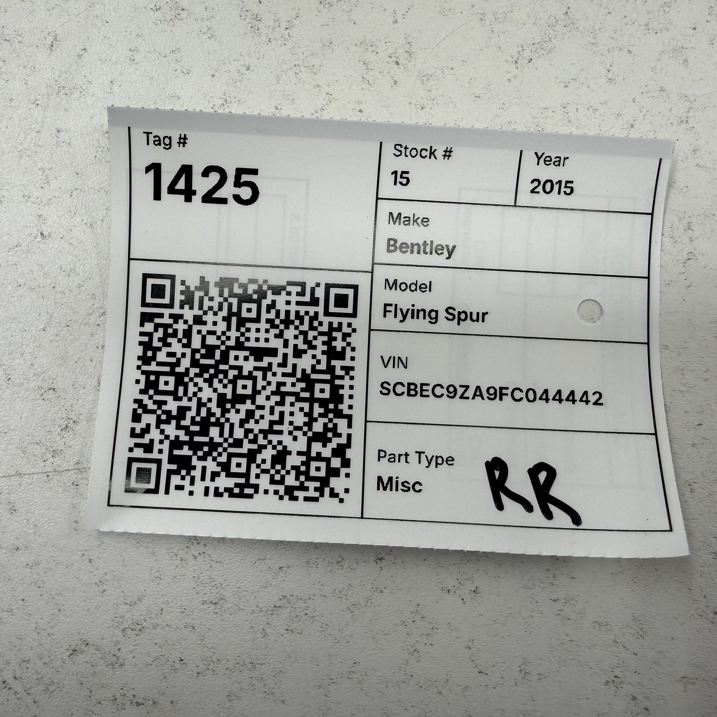 2014-2018 Bentley Flying Spur Right Side Battery Starter Fuse Box 3Y0915463C OEM