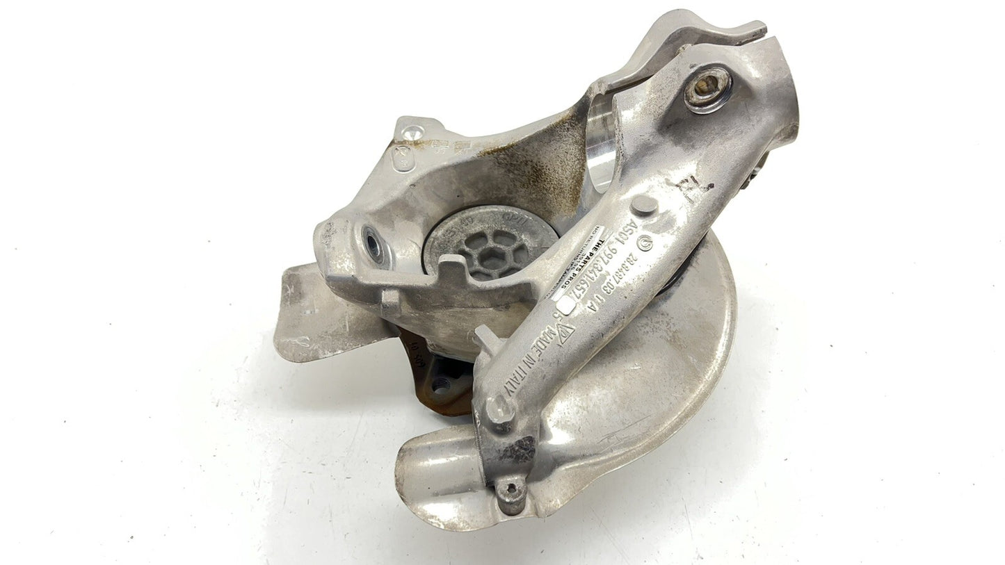 05-12 PORSCHE 911 997 DRIVER LEFT FRONT SPINDLE KNUCKLE HUB BEARING OEM