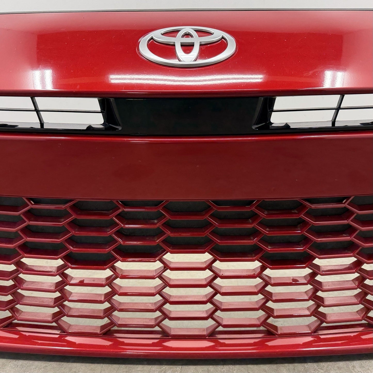 25-26 Toyota Camry XSE Front Bumper Cover Complete With Grills Red OEM