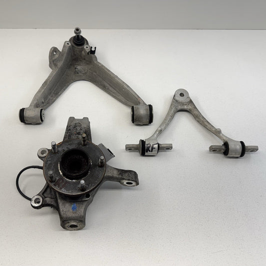 01-04 Chevrolet Corvette C5 Z06 Right Front Knuckle Hub W/ Control Arm Set OEM