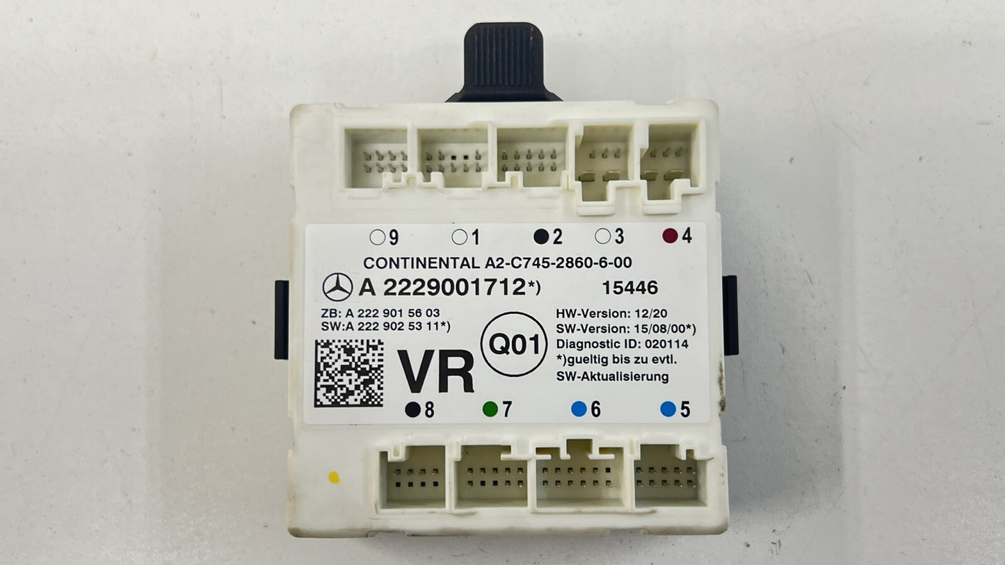 15-21 MERCEDES-BENZ C63S PASSENGER RIGHT FRONT DOOR CONTROL MODULE OEM