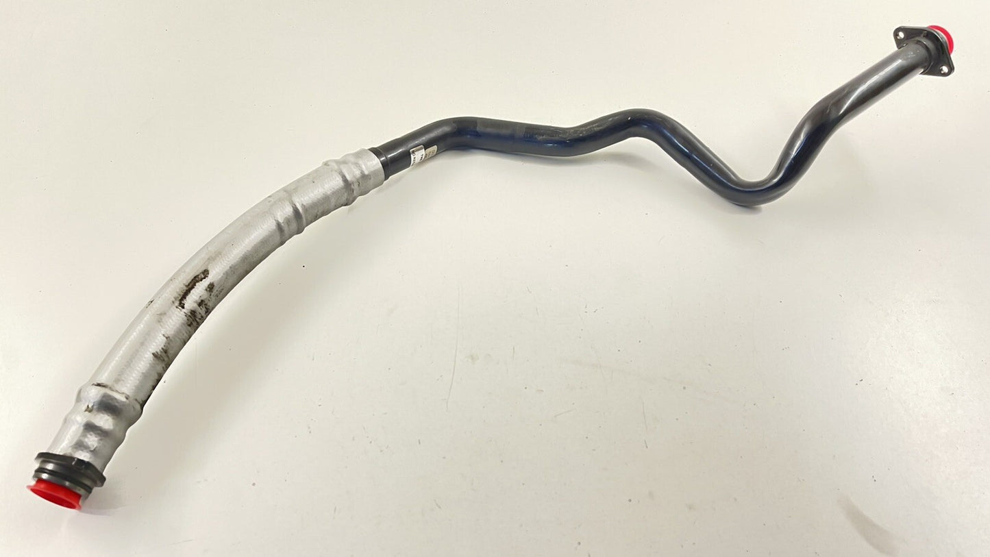 10-15 AUDI R8 5.2L V10 OIL TANK RESERVOIR INLET PIPE LINE HOSE TUBE OEM