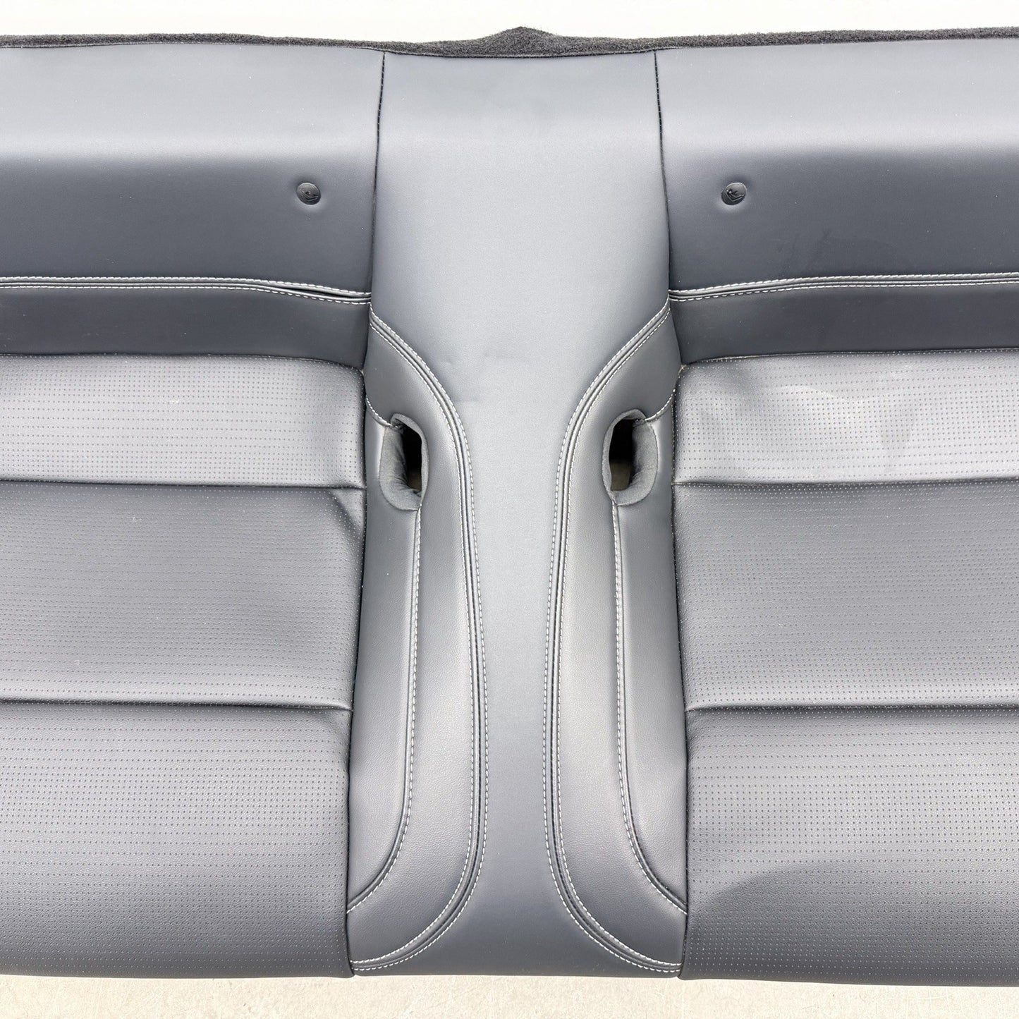 24-26 Ford Mustang Convertible Rear Seat Set Upper & Lower Cushion Leather OEM