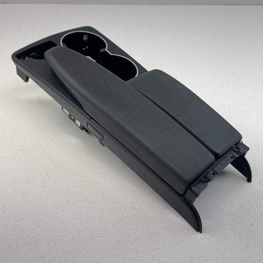 08-14 Mercedes W204 C250 Center Console Armrest Arm Rest Leather Black OEM