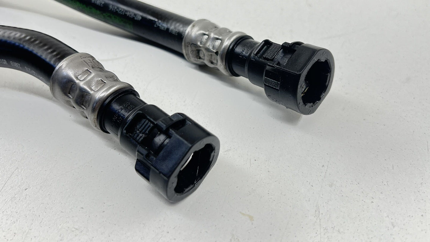 15-20 BMW M3 M4 F80 F82 F83 TRANSMISSION OIL COOLER PIPE LINE HOSE PAIR OEM