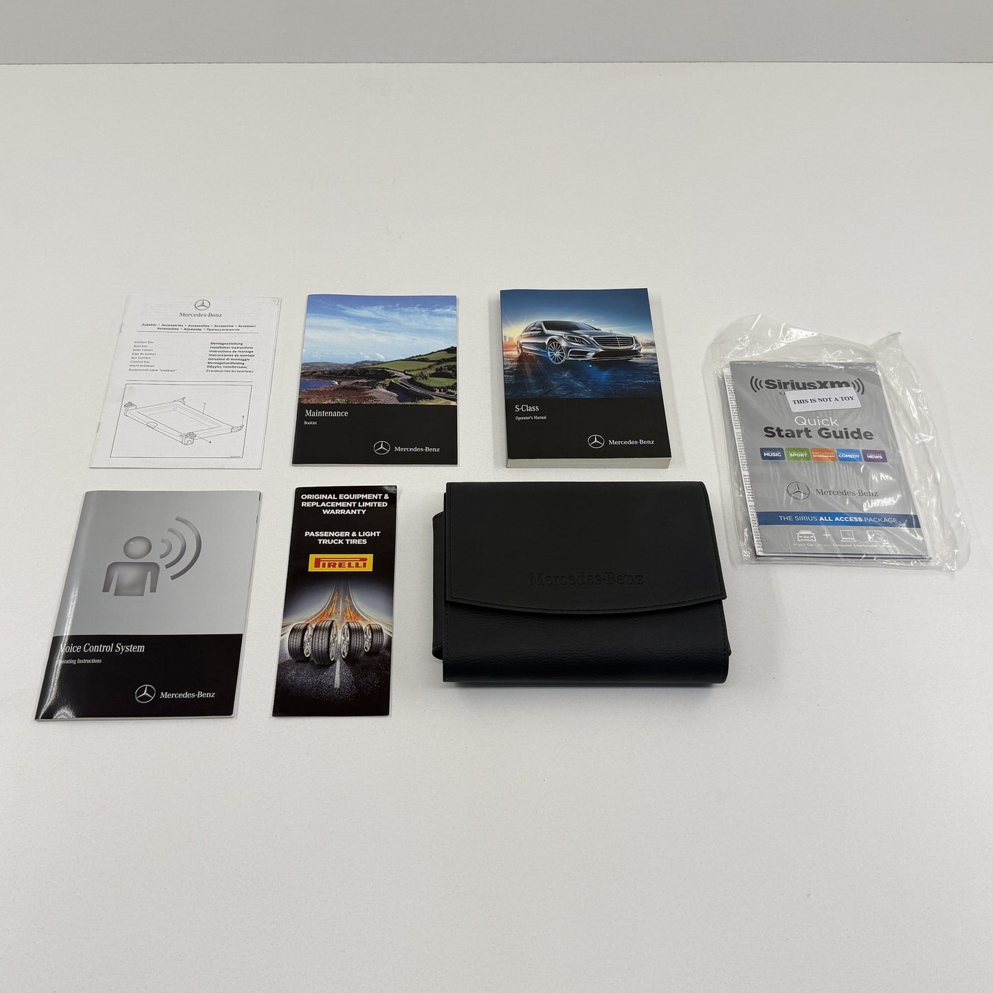 2015 Mercedes-Benz S550 W222 Vehicle Operator Owner's Manual Set With Case OEM