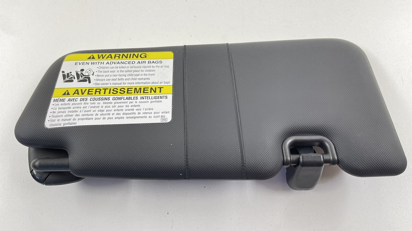22-23 SUBARU WRX DRIVER LEFT FRONT SUNVISOR SUN VISOR SHADE BLACK OEM