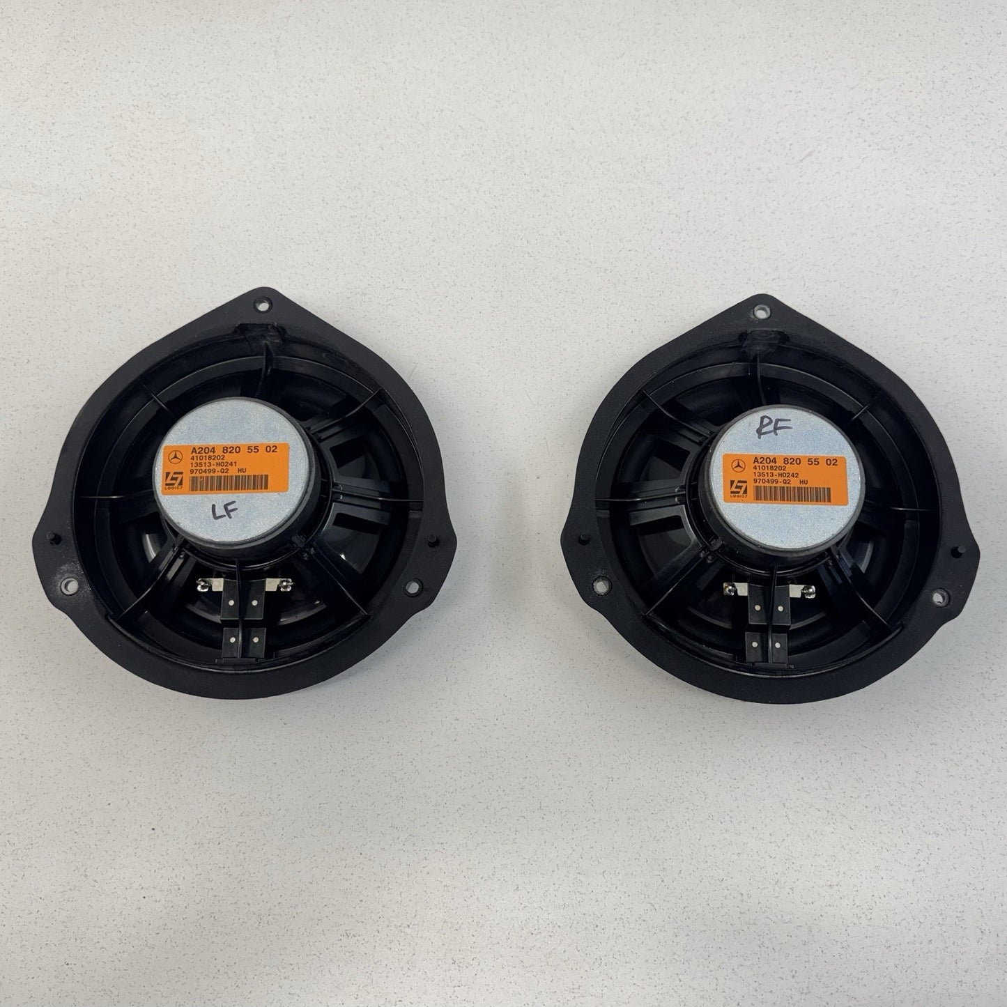 10-13 Mercedes W212 E350 Logic 7 Speaker Tweeter Subwoofer Audio Sound Set OEM