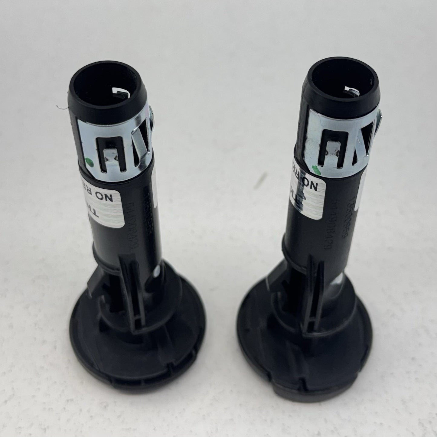 10-15 Chevrolet Camaro Right Front Headrest Seat Guide Sleeve Slot Pair OEM