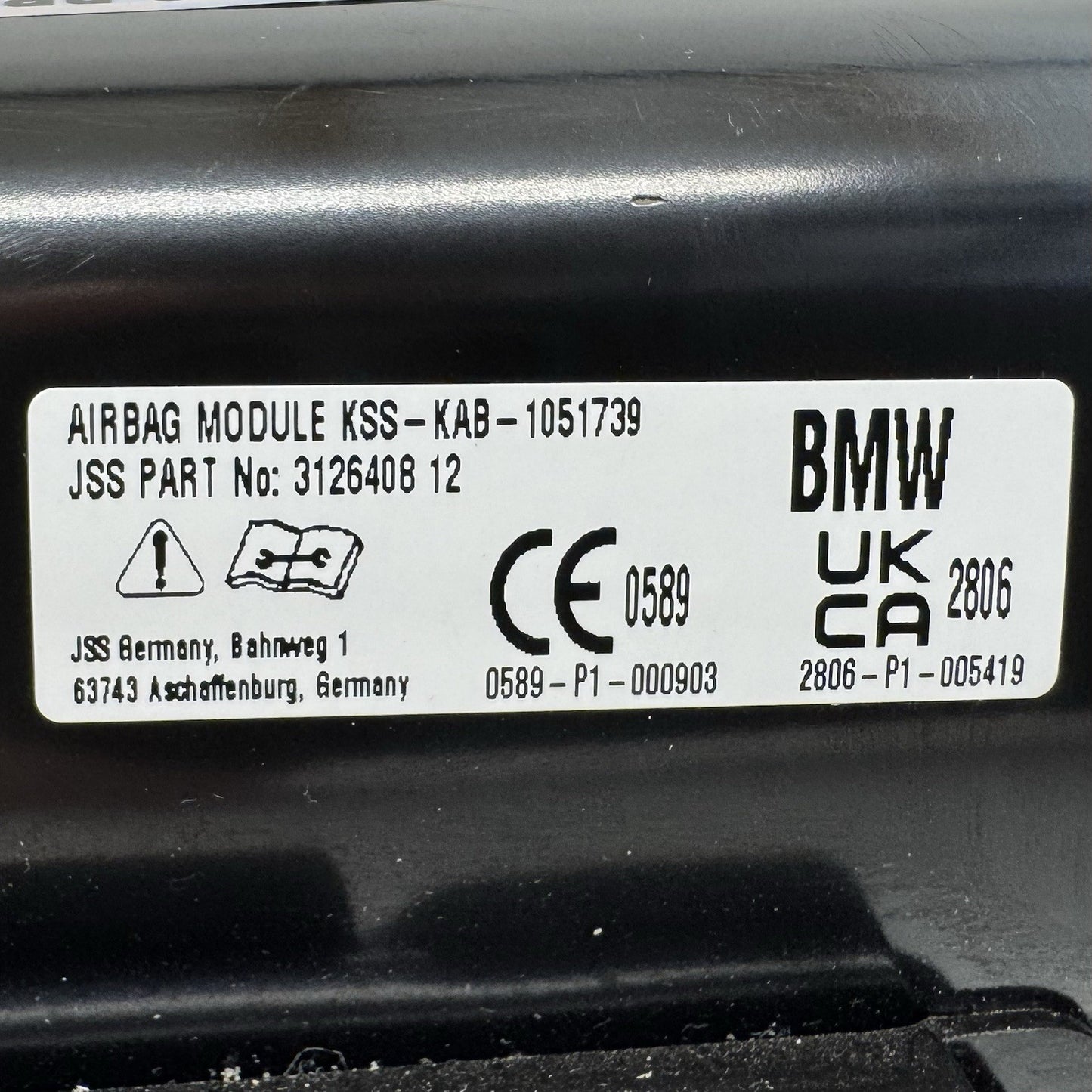 18-24 BMW G01 G02 X3 X4 Passenger Right Front Knee Airbag Air Bag 9363844 OEM