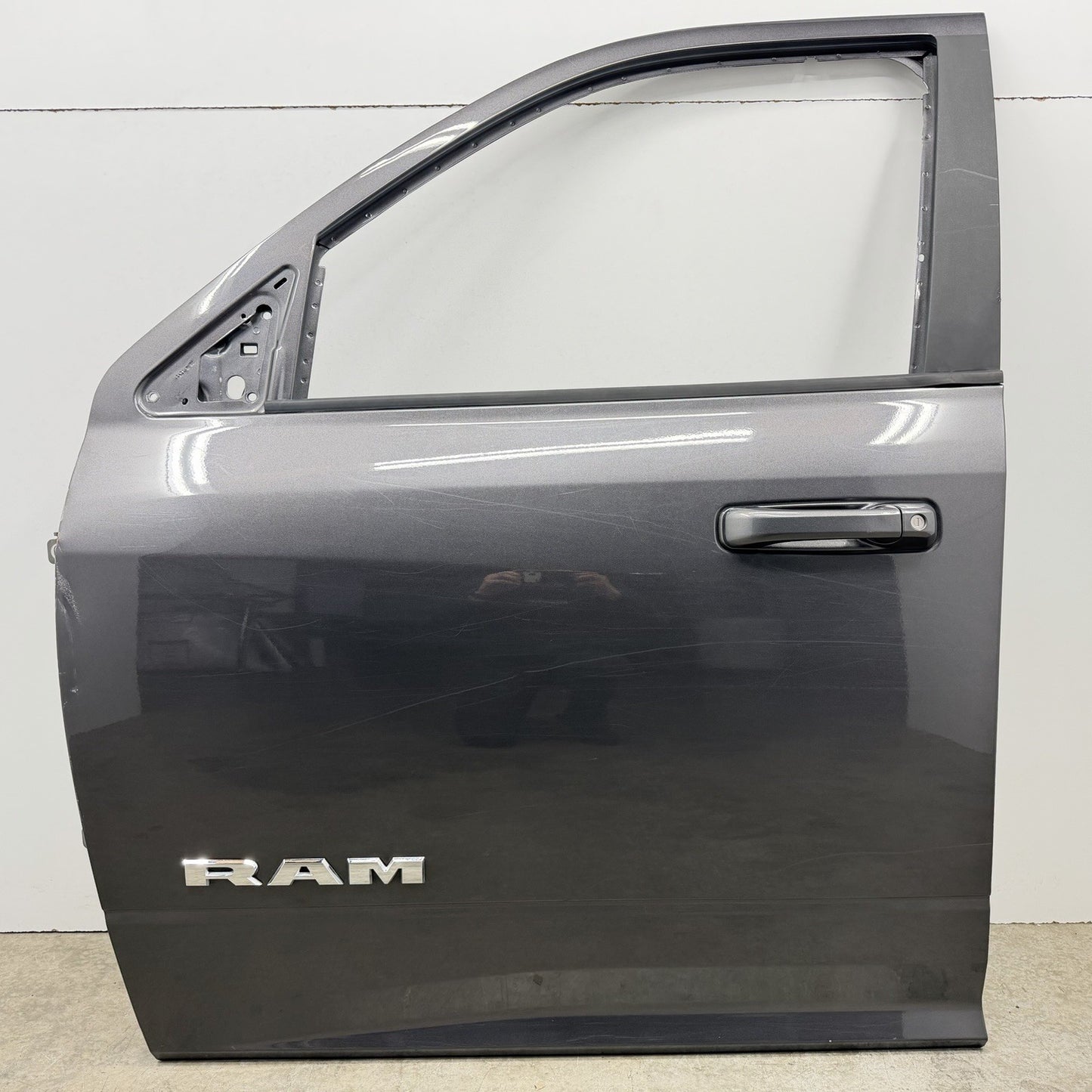 19-22 Ram 2500 3500 Crew Cab Left Front Door Shell Complete Acoustic Glass OEM