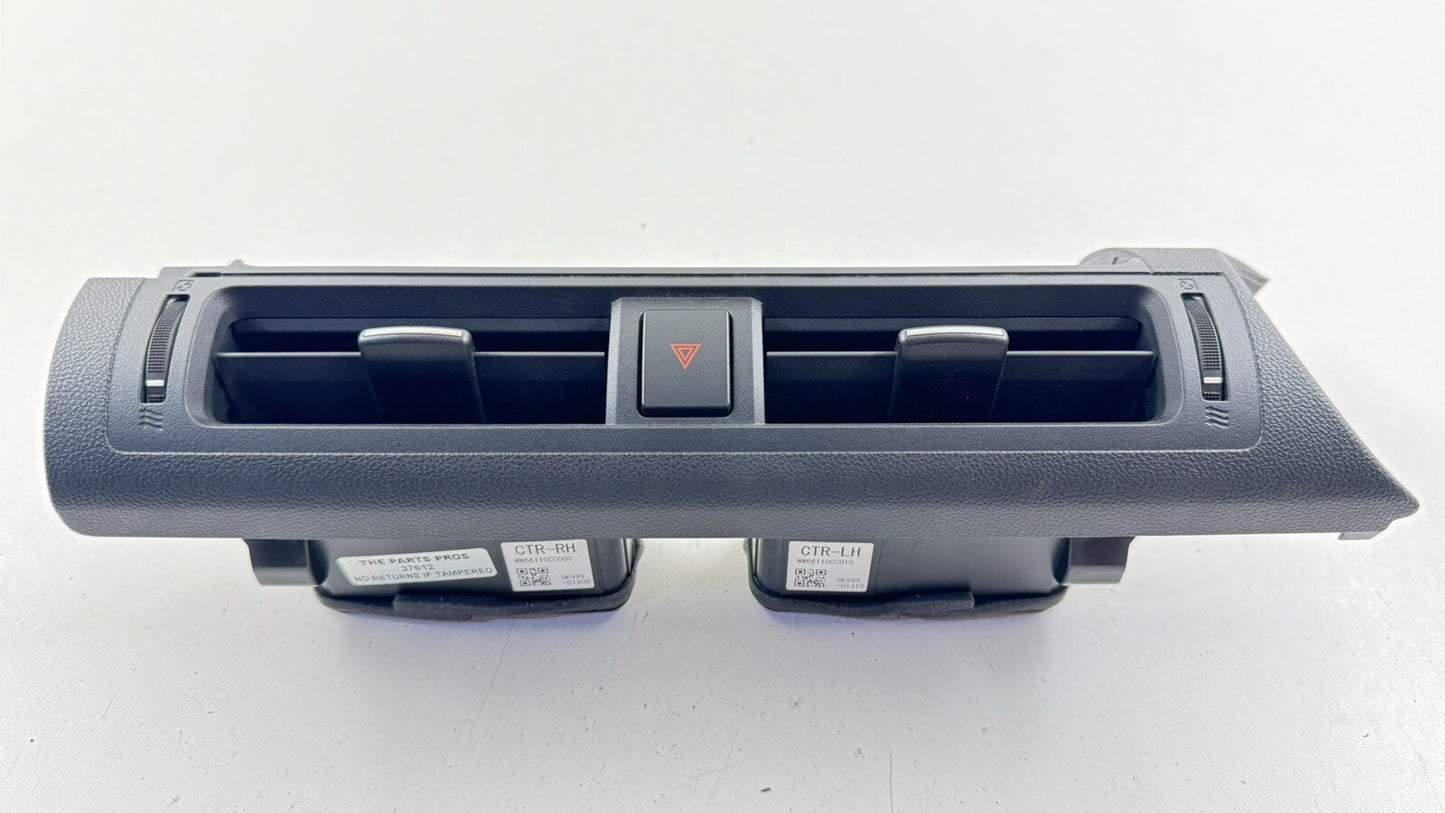 22-23 TOYOTA GR86 CENTER DASH AIR VENT GRILLE GRILL TRIM W/ HAZARD SWITCH OEM