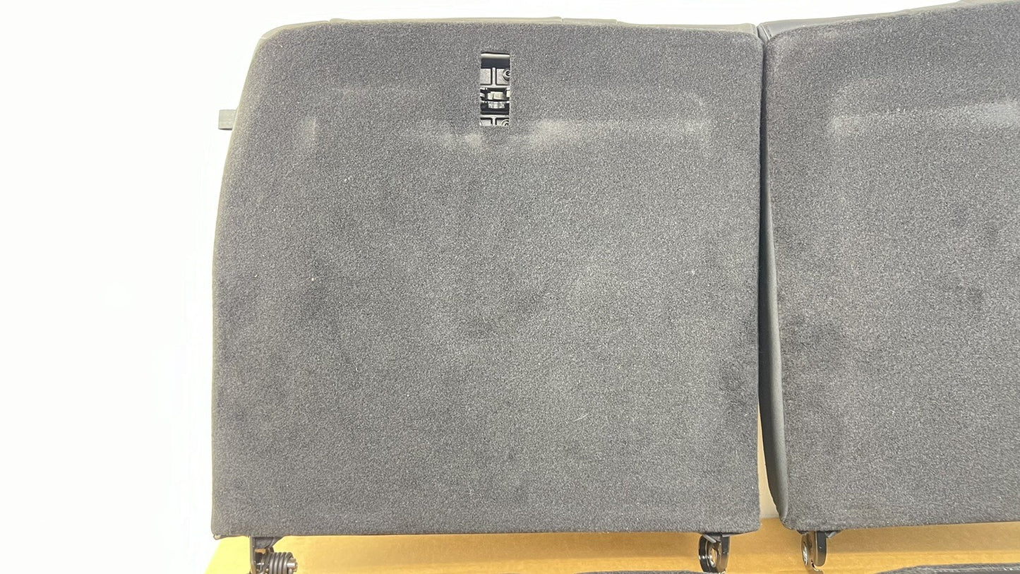 24-26 Ford Mustang GT Premium Rear Seat Set Upper & Lower Leather Black OEM
