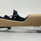 10-16 PORSCHE PANAMERA REAR CENTER CONSOLE TRIM COVER PANEL LUXOR BEIGE OEM