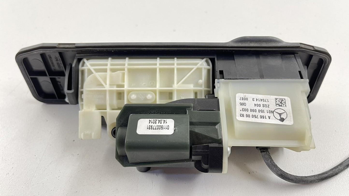 13-16 MERCEDES GL350 X166 TAILGATE RELEASE HANDLE SWITCH W/ REAR VIEW CAMERA OEM