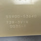 21-25 Lexus IS300 IS350 IS500 HVAC AC Dual Zone Climate Control Switch Panel OEM