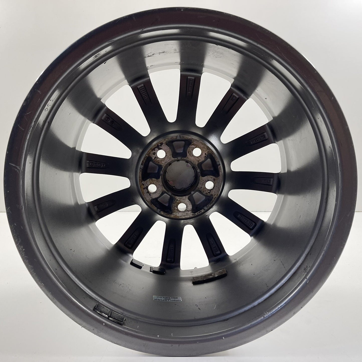 14-22 MASERATI GHIBLI REAR WHEEL RIM 18x9.5 +38 OFFSET 670010981Â FACTORY OEM