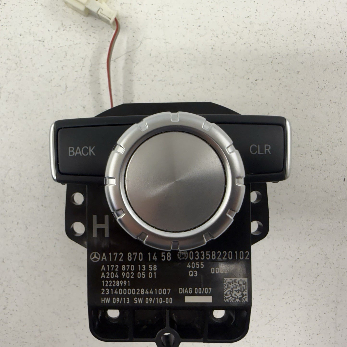 12-18 Mercedes W218 CLS550 Console Radio Head Unit Control Knob Multi Switch OEM