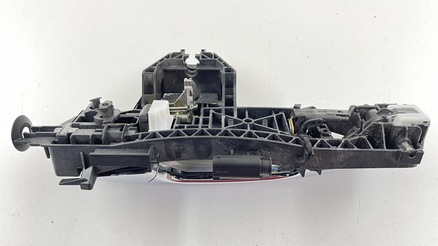 13-16 MERCEDES GL350 X166 PASSENGER RIGHT REAR DOOR HANDLE WHITE 2047602434 OEM