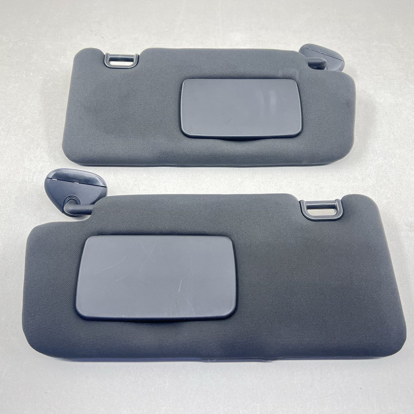 15-21 SUBARU WRX STI LEFT AND RIGHT SUNVISOR SUN VISOR SHADE PAIR BLACK OEM