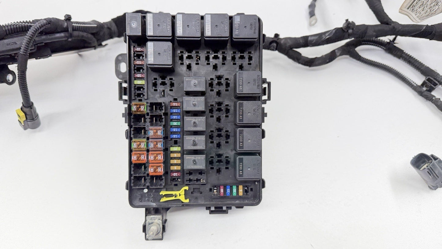 2018 Maserati Ghibli Front Engine Bay Wiring Wire Harness With Fuse Box OEM