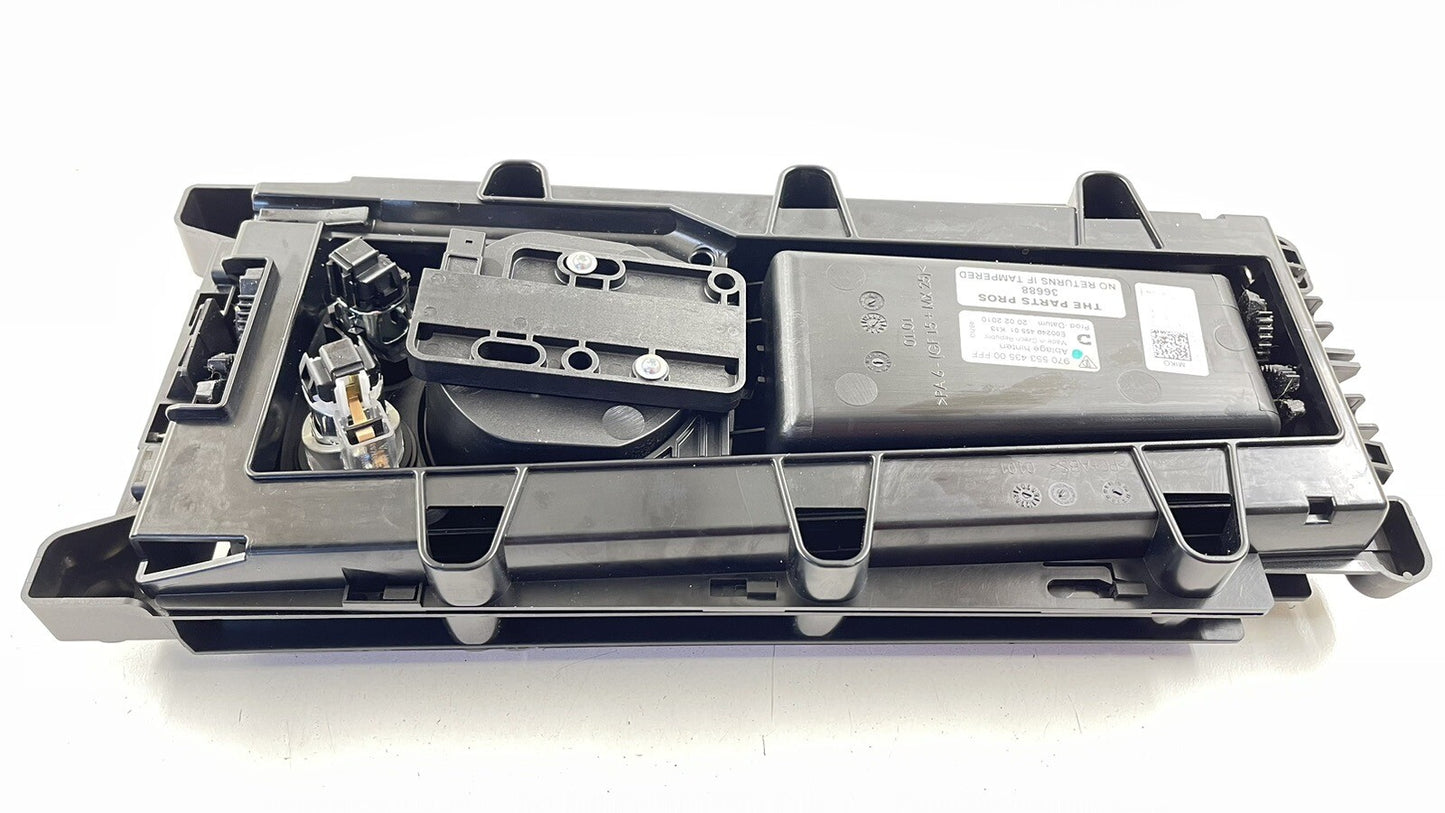 10-16 PORSCHE PANAMERA REAR CONSOLE CUP HOLDER STORAGE COMPARTMENT TRIM OEM