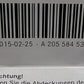 15-18 MERCEDES-BENZ C63S W205 REAR FUSE RELAY JUNCTION BOX A 205 906 85 01 OEM