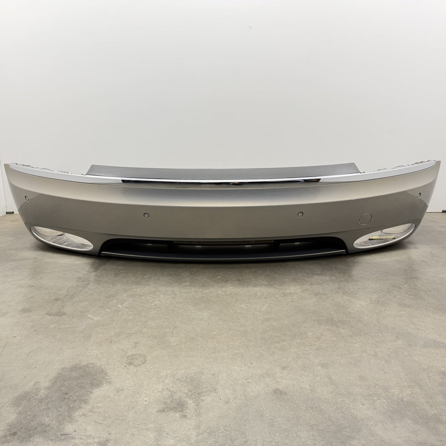 14-18 Bentley Flying Spur Rear Bumper Cover Complete W/ Diffuser & Sensors OEM