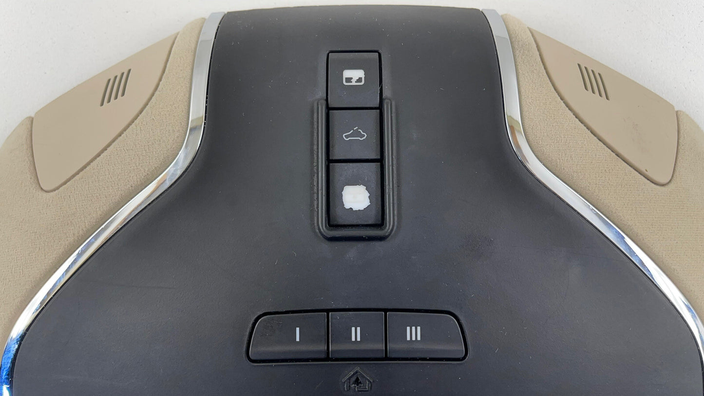 14-16 MASERATI GHIBLI FRONT OVERHEAD CONSOLE LIGHT LAMP CONTROL PANEL DOME OEM