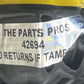 10-16 PORSCHE PANAMERA RIGHT FRONT LOWER KNEE AIRBAG AIR BAG SRS LUXOR BEIGE OEM