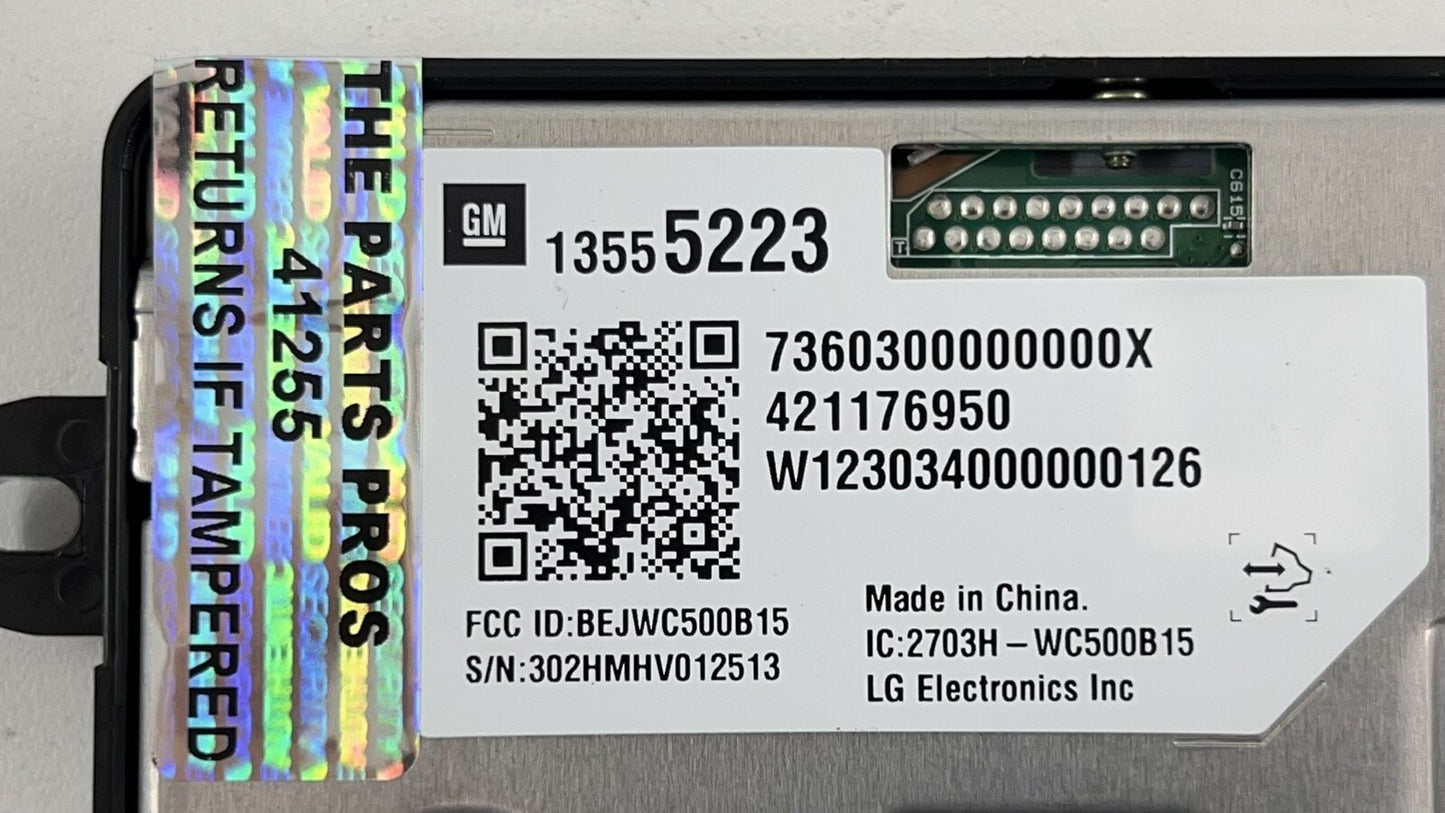 22-24 CADILLAC CT5 V BLACKWING CENTER CONSOLE WIRELESS CHARGE PHONE CHARGING OEM