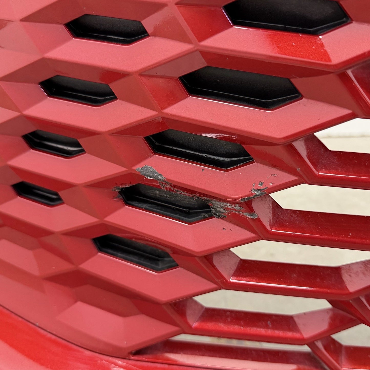 25-26 Toyota Camry XSE Front Bumper Cover Complete With Grills Red OEM