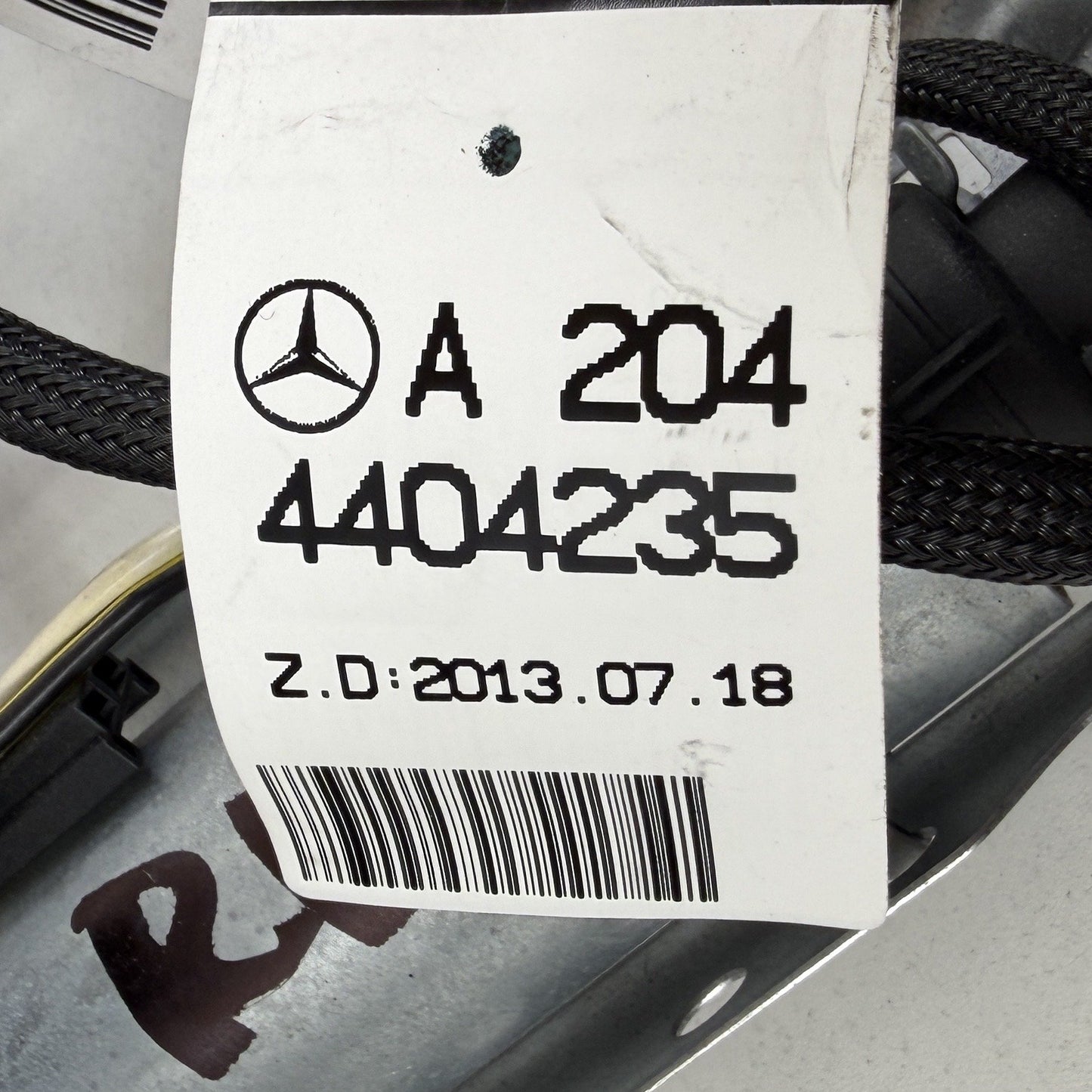 2008-2014 Mercedes-Benz C250 W204 Right Front Lower Seat Track Rail Frame OEM