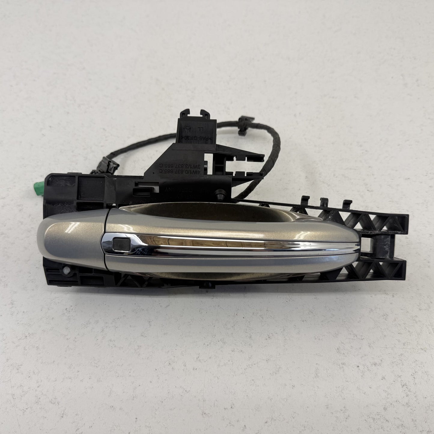 2014-2018 Bentley Flying Spur Driver Left Rear Exterior Door Handle Silver OEM