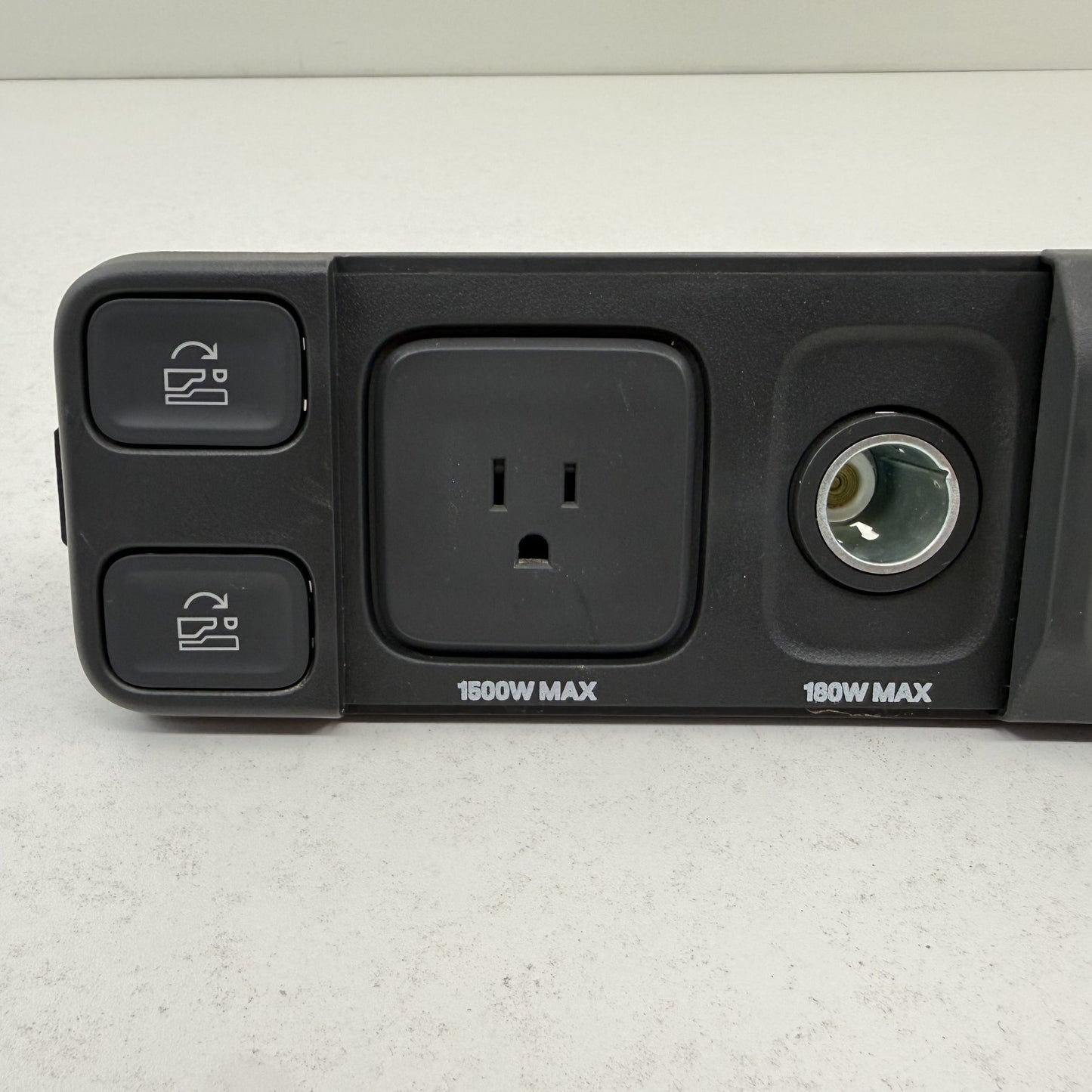2022-2024 Rivian R1S Left Rear Seat Fold Down Switch &amp; Power Outlets W/ Trim OEM