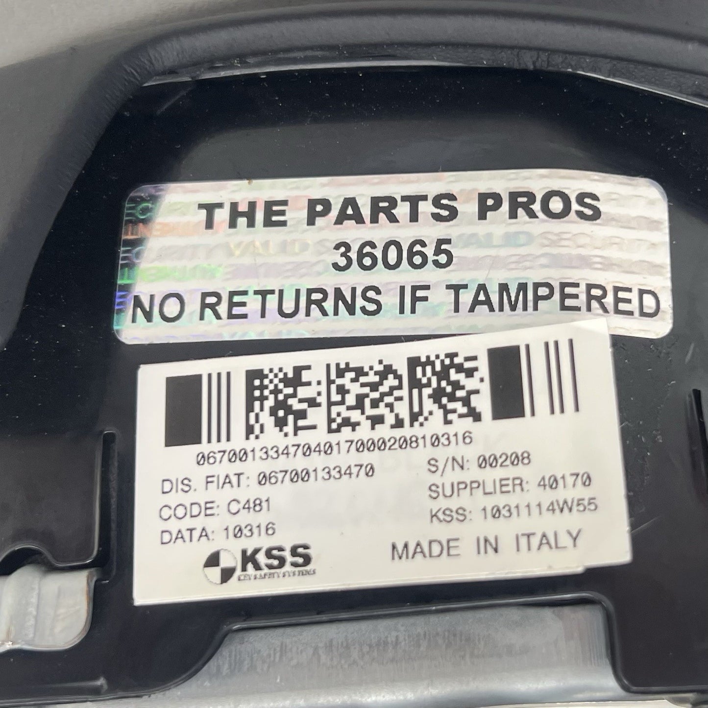 14-24 Maserati Ghibli Quattroporte Driver Steering Wheel Airbag Air Bag SRS OEM