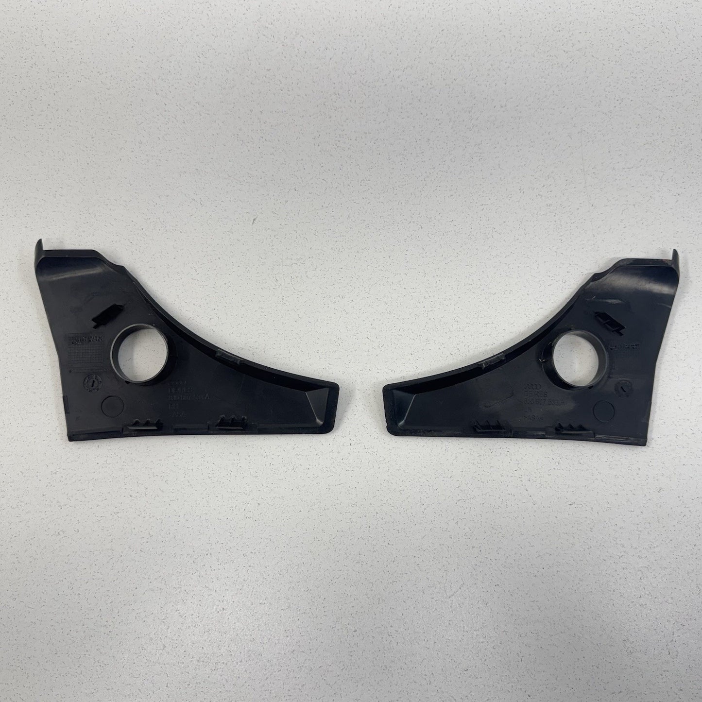 08-15 Audi TT Rear Bumper Upper Cover Trim Pair Left & Right OEM