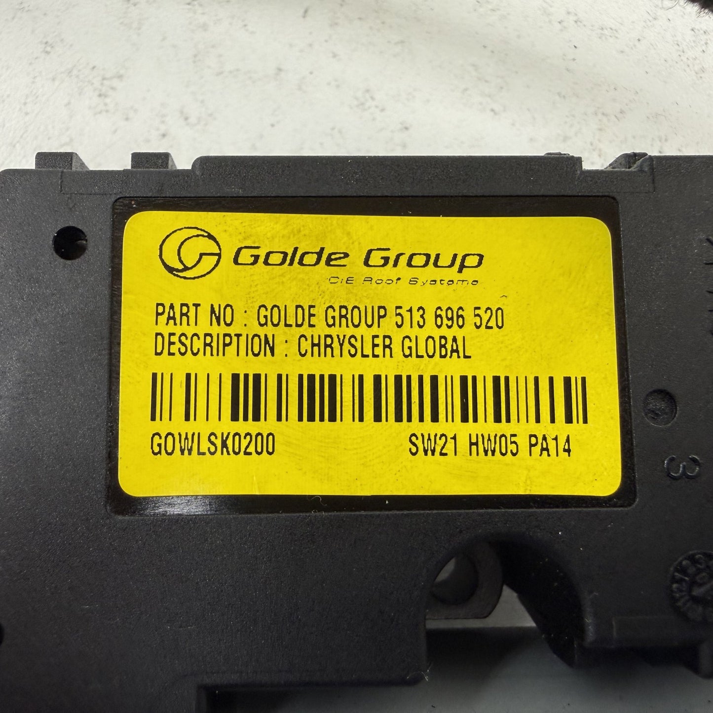 2011-2026 Dodge Durango Sunroof Sun Roof Glass Motor 68082477AE OEM