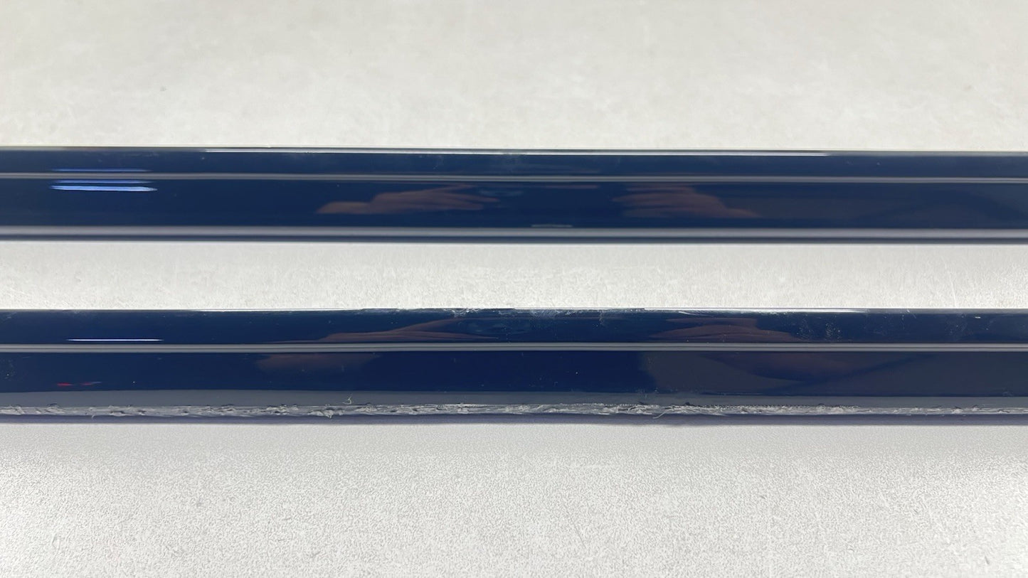 18-24 AUDI A4 S-LINE LEFT AND RIGHT SIDE SKIRT ROCKER PANEL EXTENSION PAIR OEM