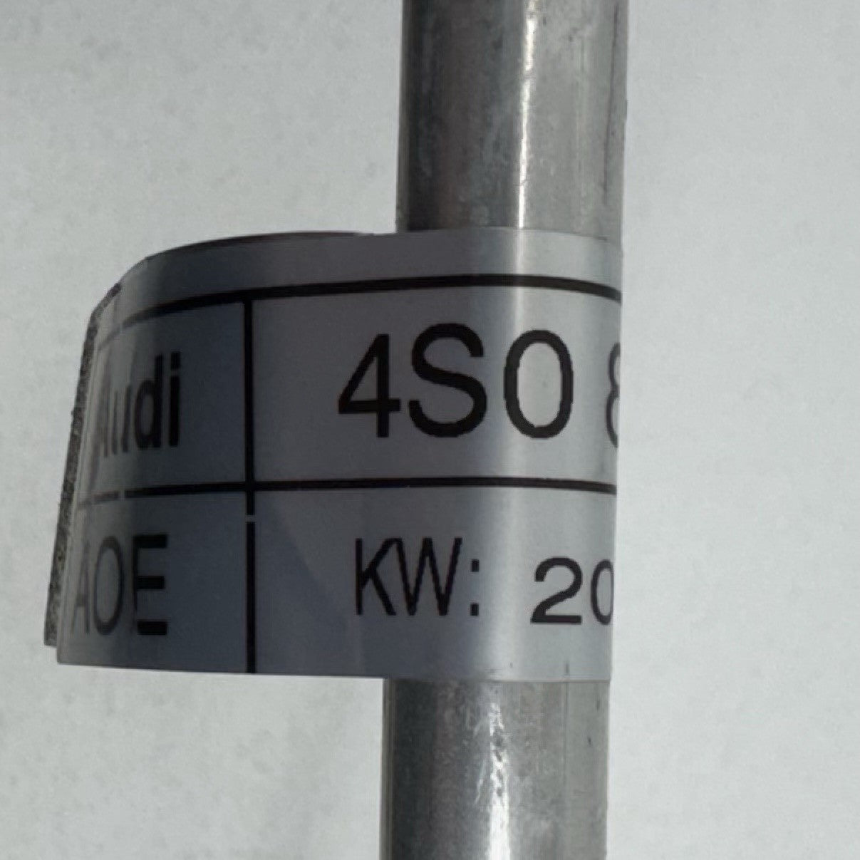 17-23 Audi R8 HVAC AC Air Condenser Hose Line Tube Pipe 4S0816741D OEM