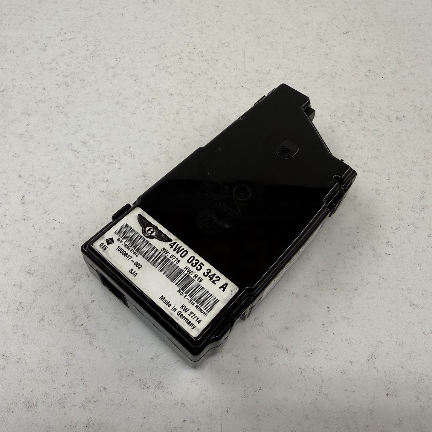 2014-2018 Bentley Flying Spur Multimedia Interface Box 4W0035342A OEM