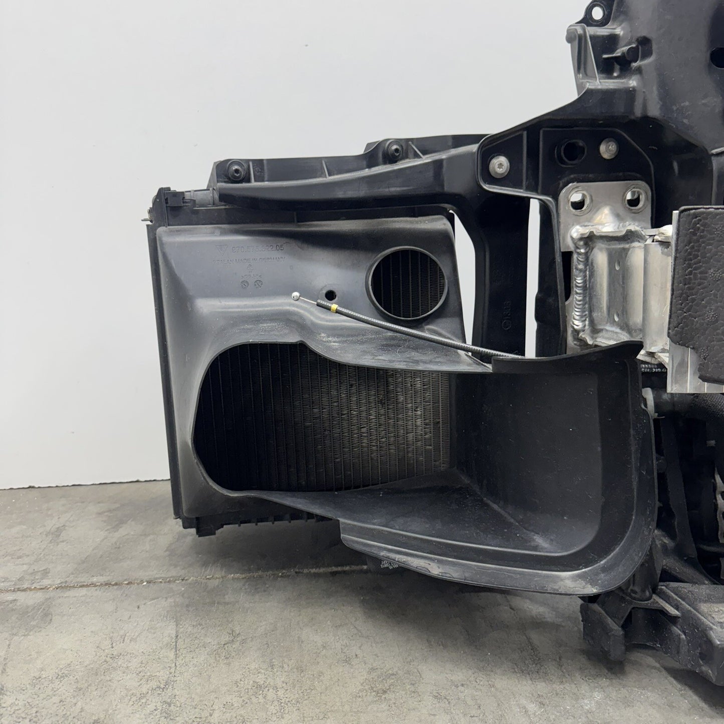 14-16 Porsche Panamera Hybrid Radiator Support Reinforcement Bar Assembly OEM
