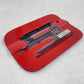 18-24 AUDI A4 S4 FUEL TANK GAS CAP DOOR LID COVER RED 8W0809907B OEM