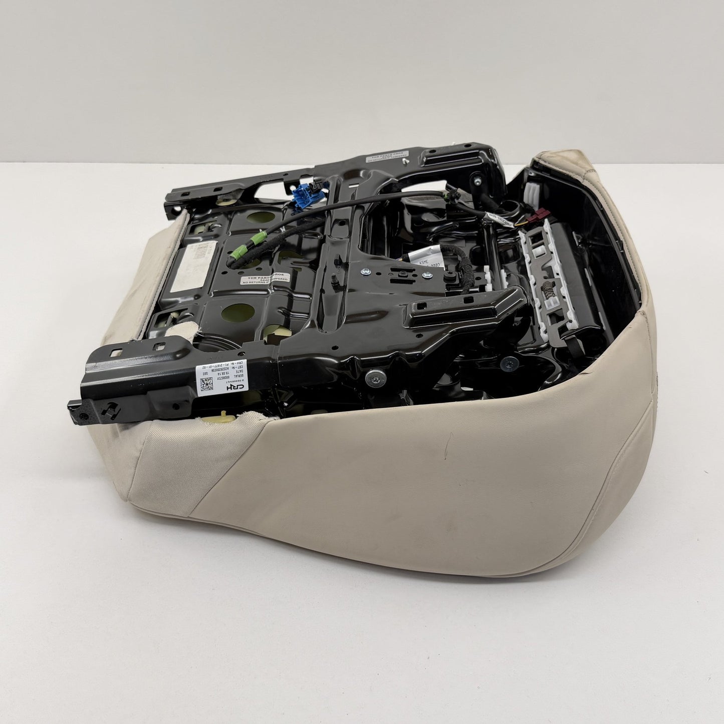 2014-2017 Mercedes-Benz S550 W222 Left Rear Power Seat Lower Cushion Beige OEM