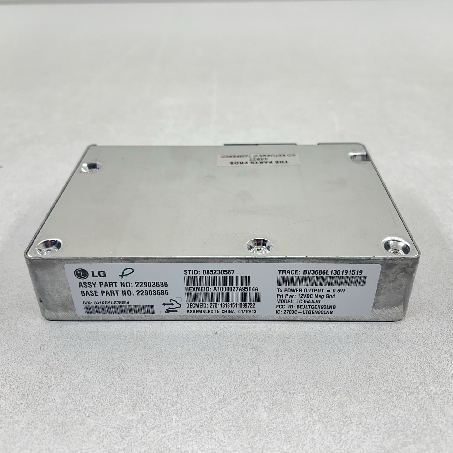 13-14 CHEVROLET CAMARO ZL1 SS ONSTAR COMMUNICATION INTERFACE MODULE 22903686 OEM
