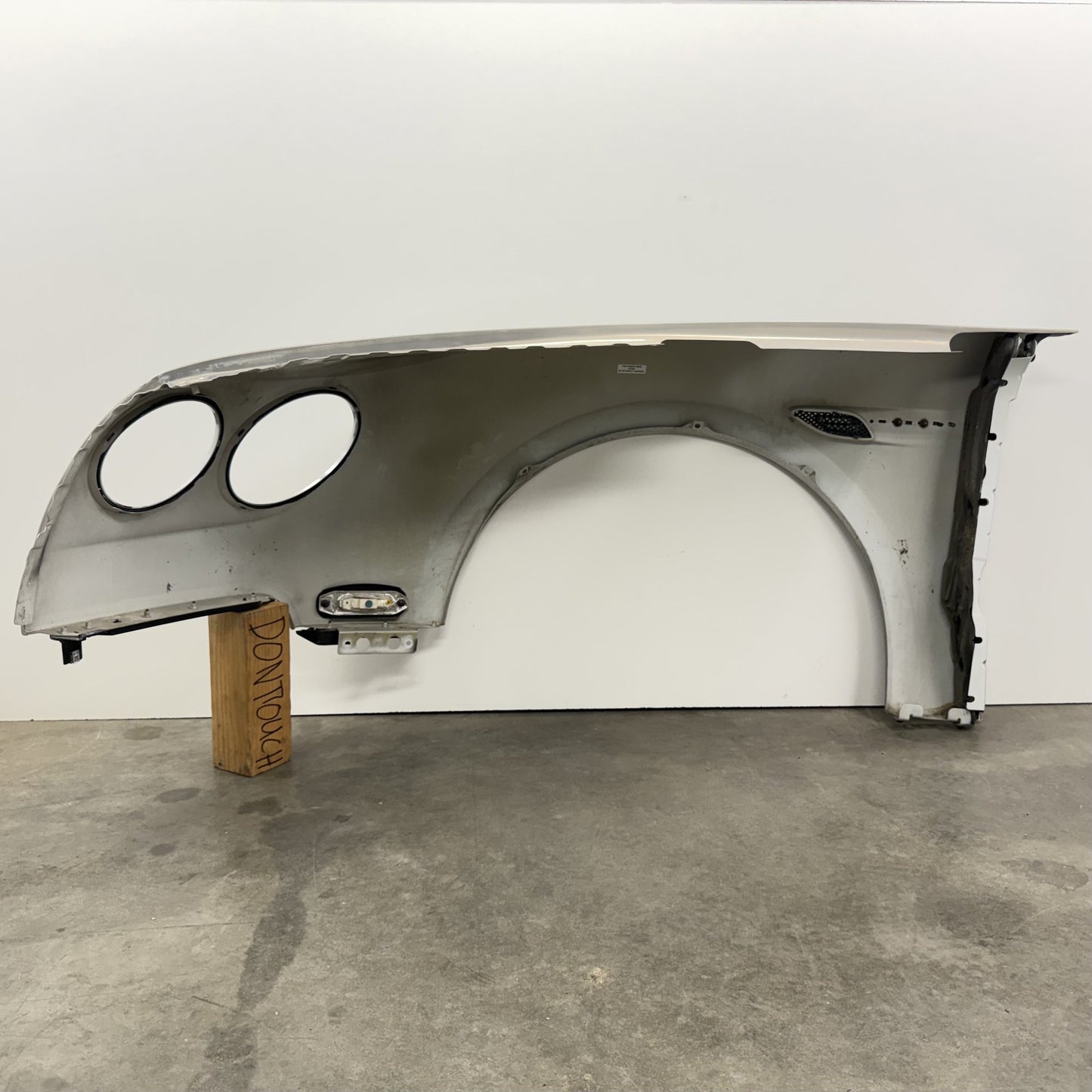 2014-2018 Bentley Flying Spur Passenger Right Front Fender Panel Silver OEM