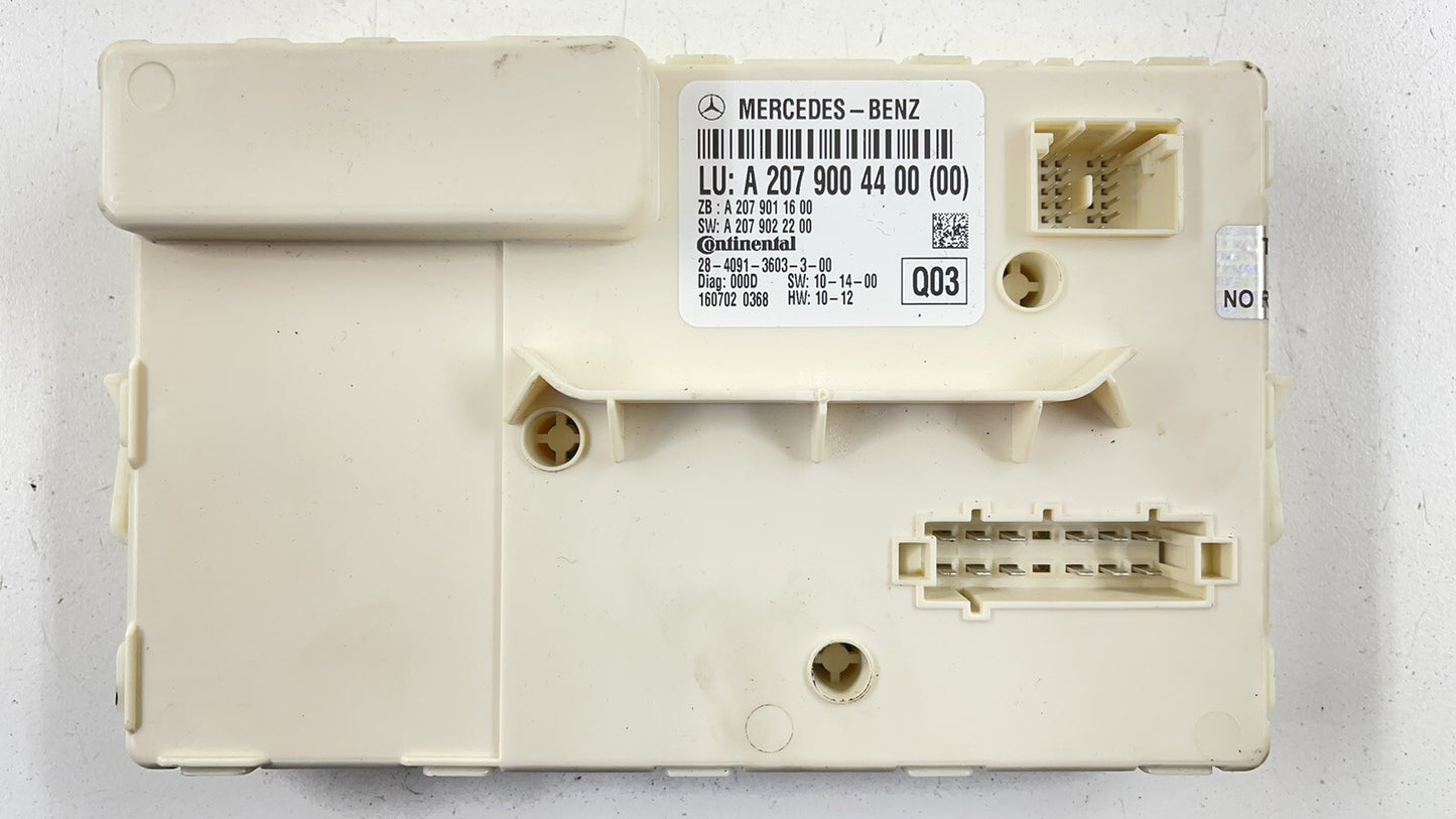 14-17 MERCEDES BENZ E550 W207 COUPE REAR WINDOW REGULATOR CONTROL MODULE OEM