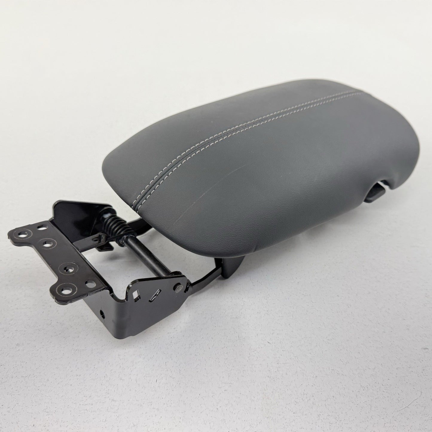 24-26 Ford Mustang Center Console Armrest Arm Rest Cover Lid White Stitching OEM